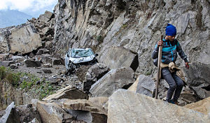 earthquake landslide Nepal